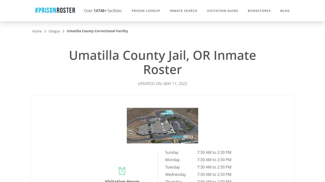 Umatilla County Jail, OR Inmate Roster