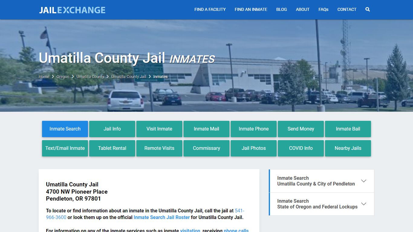 Umatilla County Jail Inmates | Arrests | Mugshots | OR